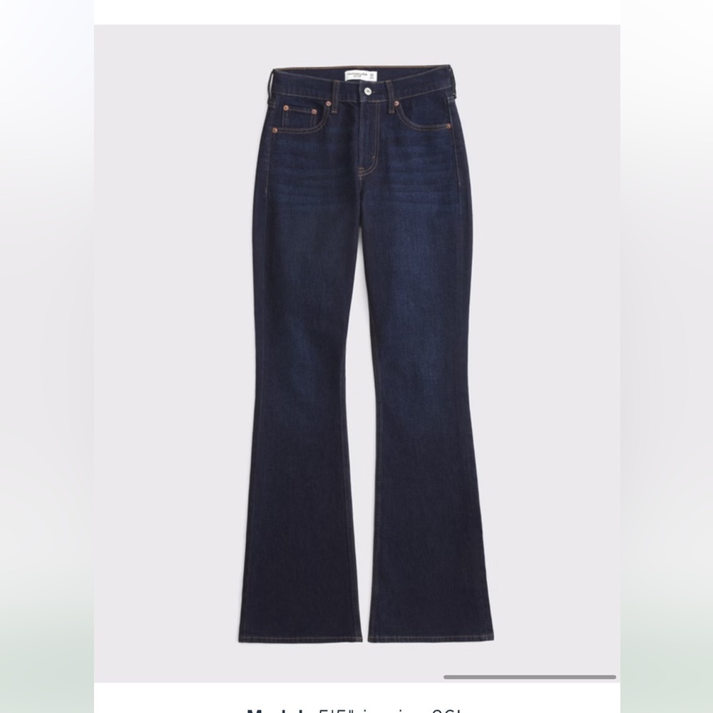 Abercrombie x Kathleen Post | Signature Stretch - High Rise Bootcut Jean